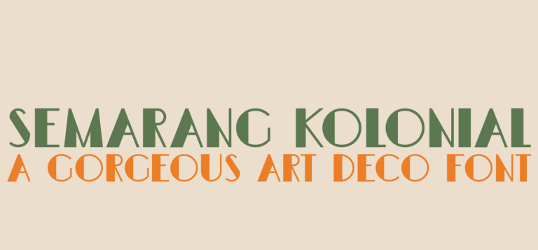 Semarang Kolonial Font Free Download