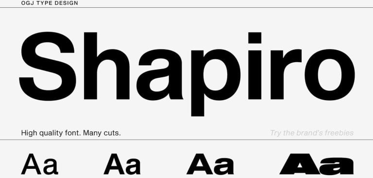 Shapiro Font Free Download