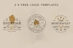 Sherman Font + 3 Logo Templates