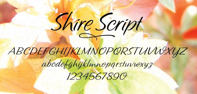 Shire Script Font Free Download