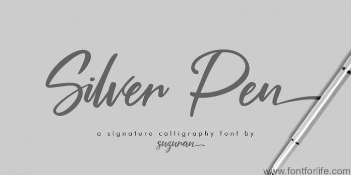 Silver Pen Font
