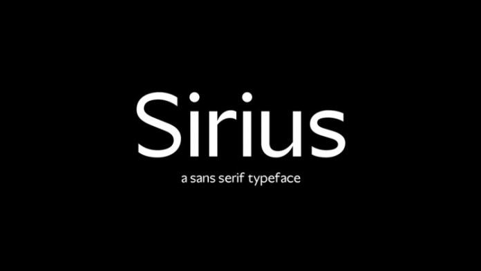 Sirius Sans Serif Font