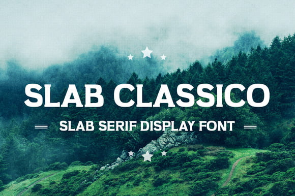 Slab Classico Vintage Serif Slab Font