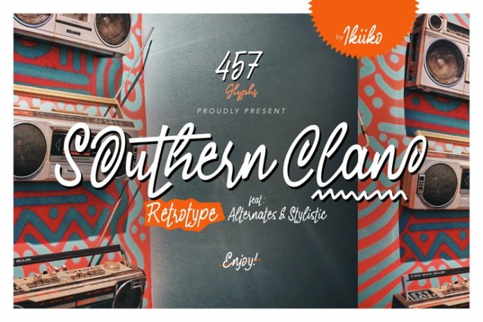 Southern Clan - Retrotype Font