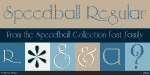 Speedball Font