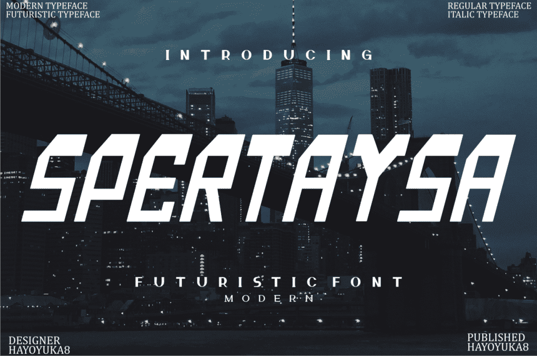 Spertaysa Display Font