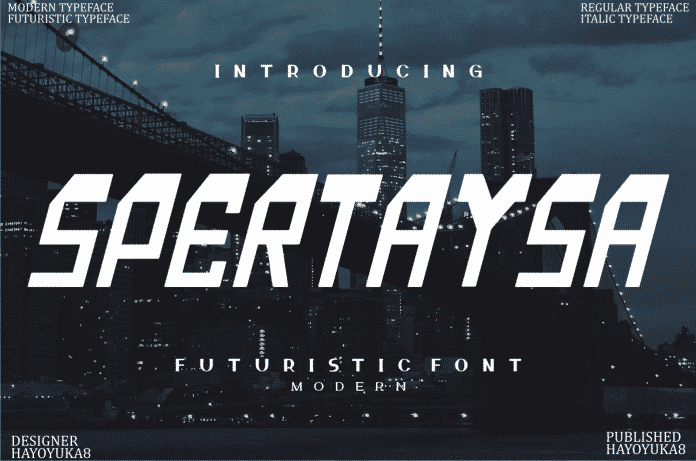 Spertaysa Display Font