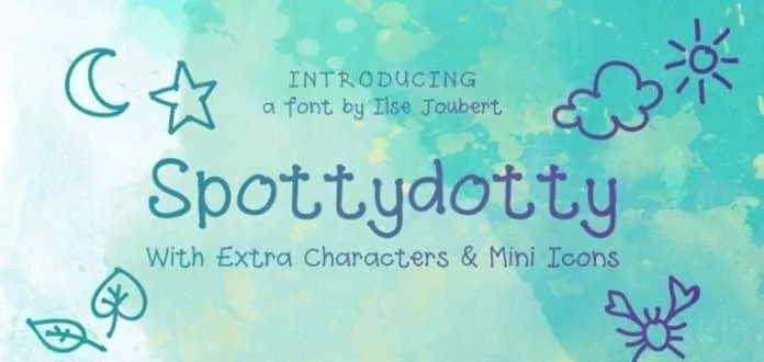 Spottydotty Font Family Spottydotty Font Family