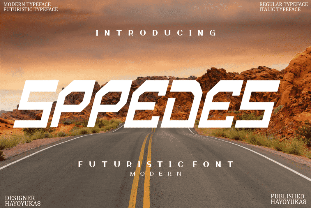 Ssppedes Display Font