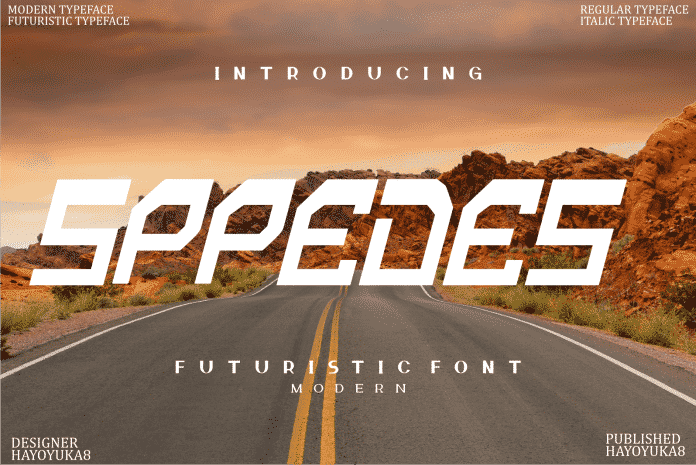 Ssppedes Display Font