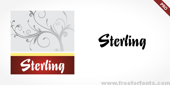 Sterling Pro Font