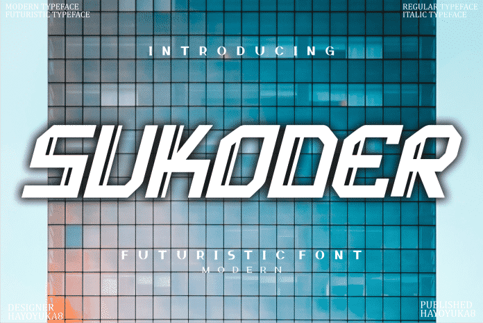 Sukoder Display Font