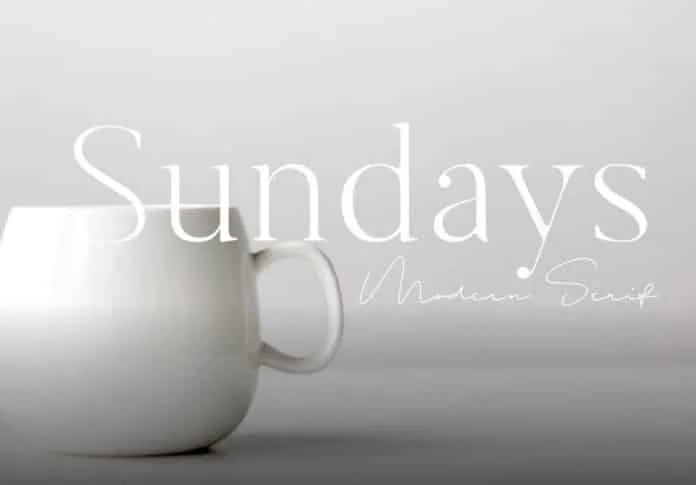 sundays Font
