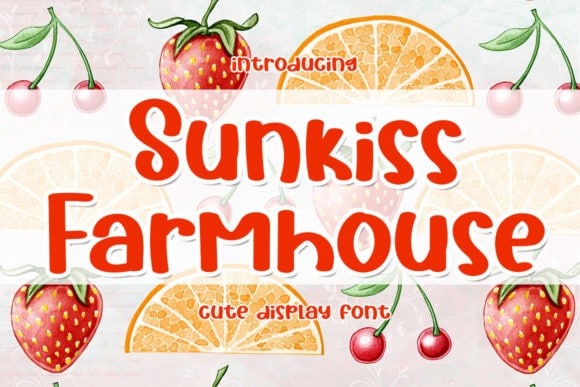 Sunkiss Farmhouse Display Font