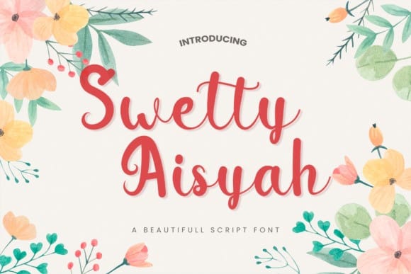 Sweety Aisyah Font