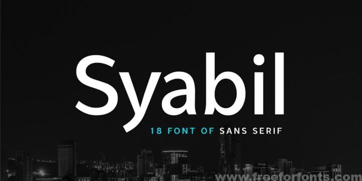Syabil Font