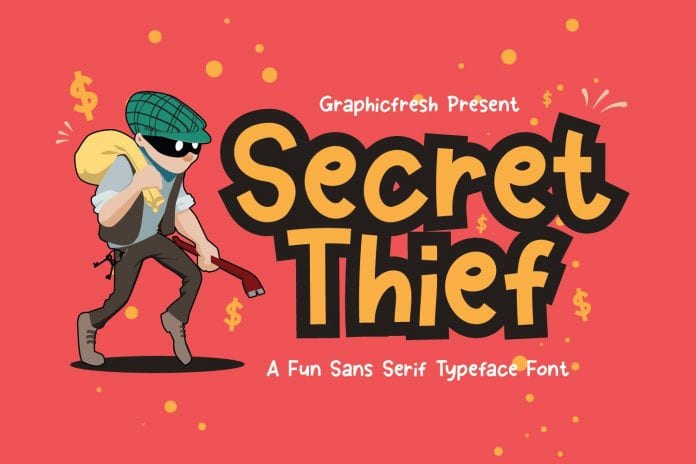 Secret Thief A Cute Sans Font