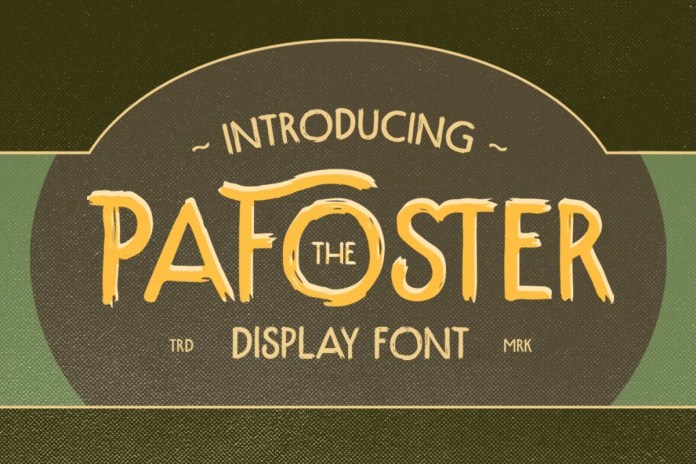 The Pafoster Font