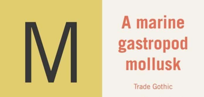 Trade Gothic Font