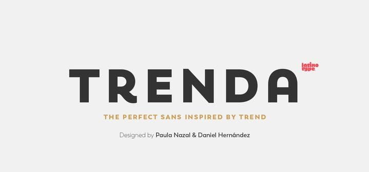 Trenda Font Free Download