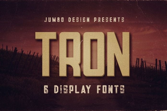 Tron Display Font