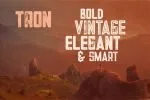 Tron Display Font