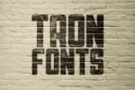 Tron Display Font