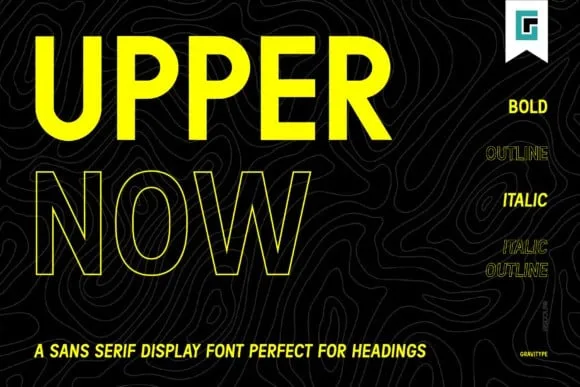 Upper Now Font