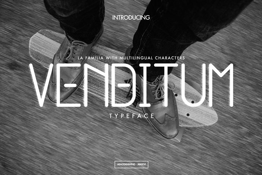 Venditum Typeface Font Venditum Typeface Font