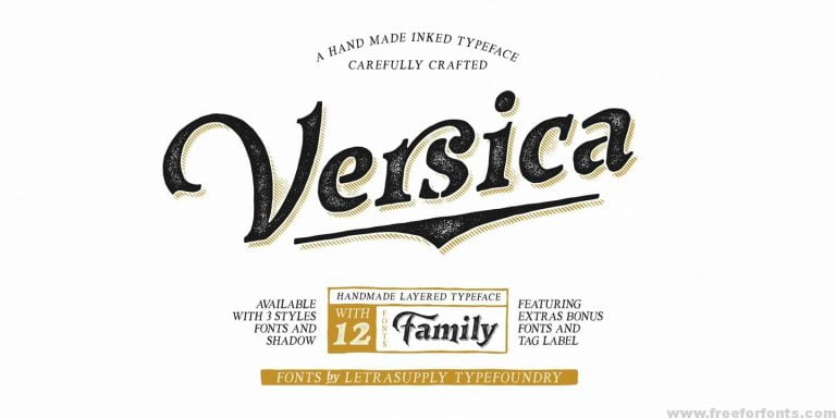 Versica Font Free Download