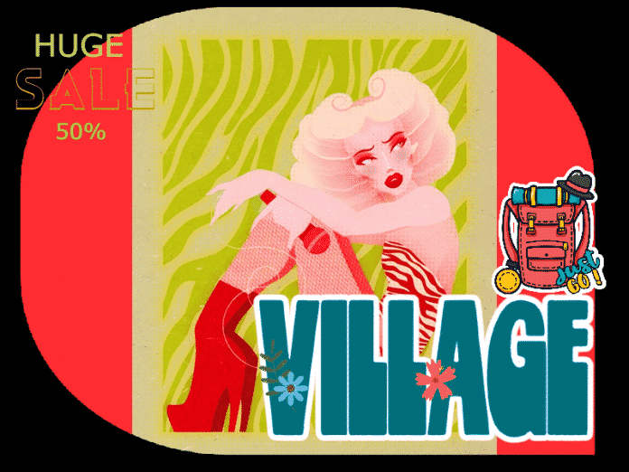 Village - Funky Groovy Font
