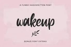 wakeup Font