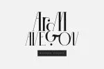 Wooden Okadio Serif Decorative Font