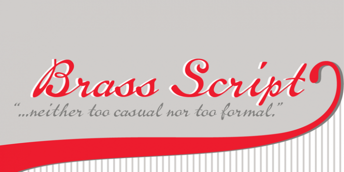 Brass Script Font