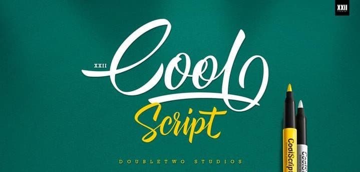 XXII CoolScript Font