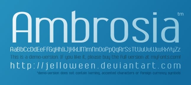 Ambrosia Font