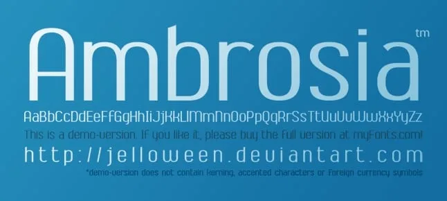 Ambrosia Font