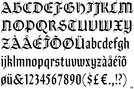 Gotica Lumina Font