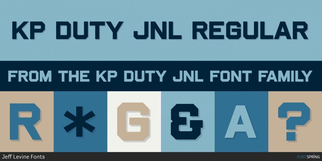 KP Duty JNL Font